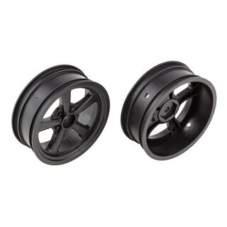 Team Associated DR10 Drag Front Wheels, black