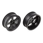 Team Associated DR10 Drag Front Wheels, black