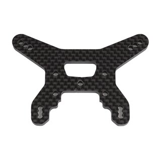 Team Associated RC10B74.1 FT Rear Shock Tower, 31mm V2, carbon fiber