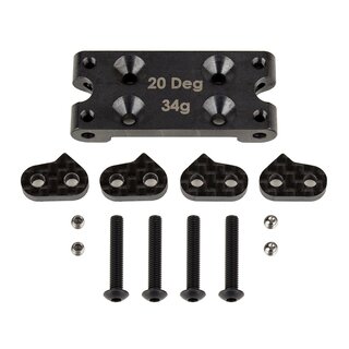 Team Associated RC10B6 FT Steel Bulkhead [20 DEG]