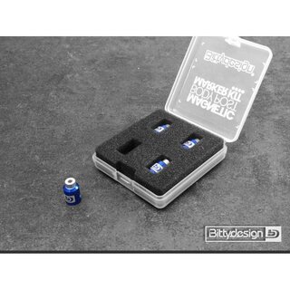 Bittydesign Body Post Marker kit Blue - Big scale 1/5 - 1/7 - 1/8 model Cars