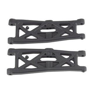 Team Associated RC10T6.2 FT Front Suspension Arms, gull wing, carbon fiber