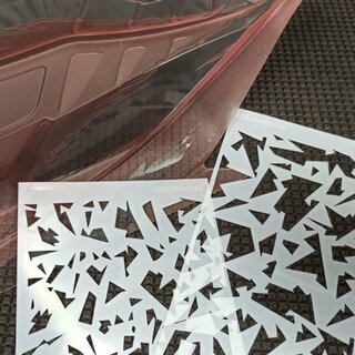 Bittydesign Vinyl Stencil - Camo Artic (A + B)