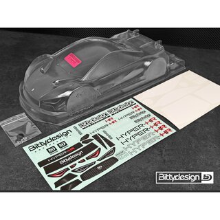 Bittydesign HYPER-HR 1/10 190mm TC clear body - Light weight