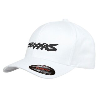 TRAXXAS Traxxas Cap wei�/Logo schwarz, runder Schirm L/XL