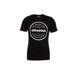 TRAXXAS T-Shirt schwarz/Logo wei� S