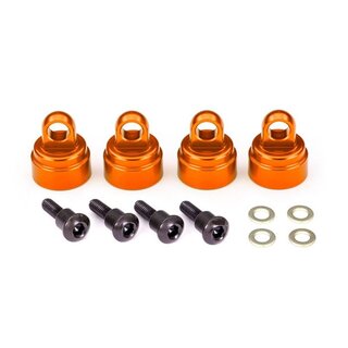 TRAXXAS Ultra-D�mpferkappen Aluminium orange (4)