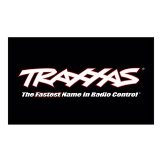 TRAXXAS Logo Flagge schwarz 8x13cm