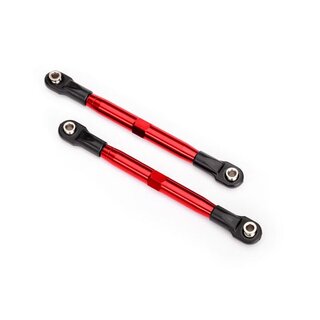 TRAXXAS L/R Vorspurstange 7075-T6 Aluminium rot 87mm v/h (2)