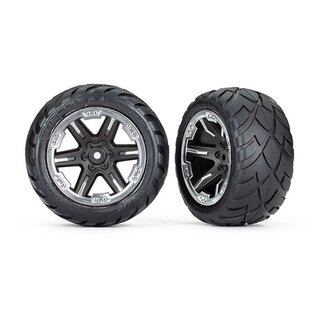 TRAXXAS Anaconda Reifen auf RXT 2.8 Felge schwarz/chrom...
