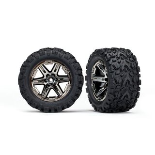TRAXXAS Talon EXT Reifen auf RXT 2.8 Felgen schwarz chrom...