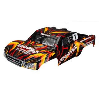 TRAXXAS Karosserie Slash 4x4 orange mit Aufkleber