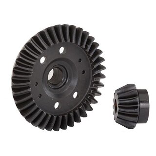TRAXXAS CNC Differential Tellerrad 37Z mit Ritzel 13Z hinten