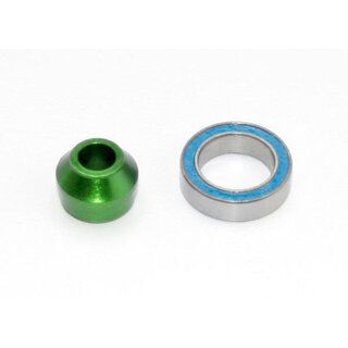 TRAXXAS Lager-Adapter 6061-T6 Aluminium gr�n (1)