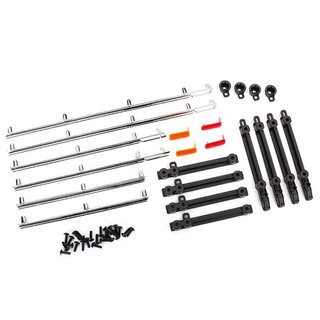 TRAXXAS Seitenleisten chrom mit Linsen l/r