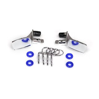 TRAXXAS Seitenspiegel chrom l&r und Karo-Spinten (4)