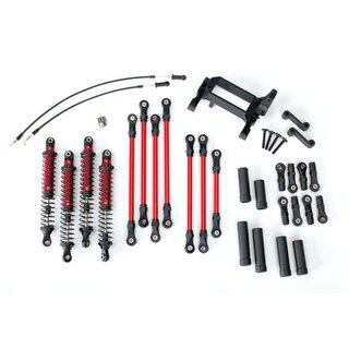 TRAXXAS Long Arm Lift Kit komplett rot