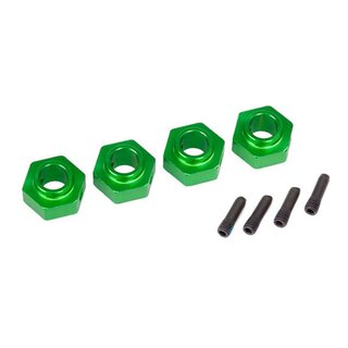 TRAXXAS Radmitnehmer 6061-T6 Aluminium 12mm gr�n (4)