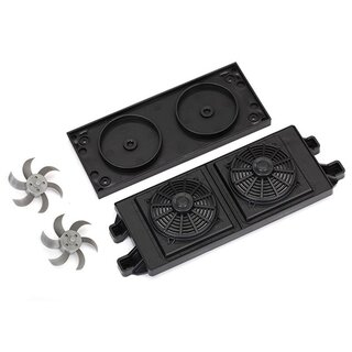 TRAXXAS K�hlradiator mit L�ftern Nachbildung schwarz (2)