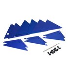 TRAXXAS Rohrrahmen-Chassis Verkleidung innen Alu blau