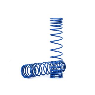 TRAXXAS GTR D�mpfer-Feder progr. blau 134mm vorne (0.833 rate) (2)