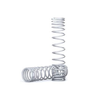 TRAXXAS GTR D�mpfer-Feder progr. silber 134mm vorne (0.833 rate) (2)