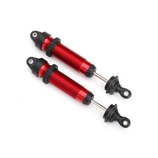 TRAXXAS GTR D�mpfer Aluminium rot 134mm vorne mit Gewinde (2)