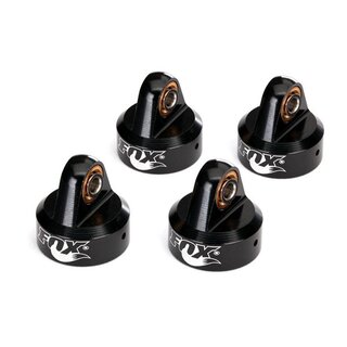 TRAXXAS D�mpfer-Kappen Fox Alu schwarz (4)