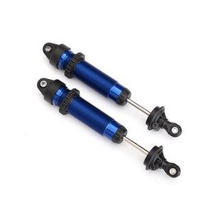 TRAXXAS GTR D�mpfer Aluminium blau 139mm hinten mit Gewinde (2)