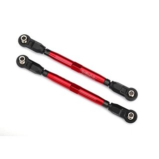 TRAXXAS Vorspurstange 7075-T6 Alu rot vorne 102mm (2)