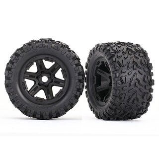 TRAXXAS Talon EXT 3.8 Reifen auf Felge schwarz (2)