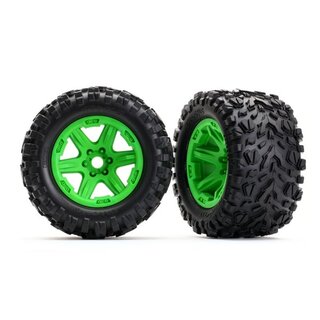 TRAXXAS Talon EXT 3.8 Reifen auf Felge gr�n (2)