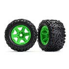 TRAXXAS Talon EXT 3.8 Reifen auf Felge gr�n (2)