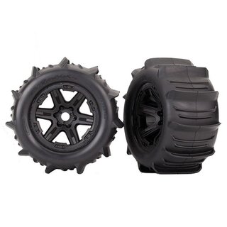 TRAXXAS Paddle Reifen auf 3.8 Felgen schwarz (2)