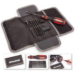 TRAXXAS Speed-Bit Master-Set Nu�dreher 1/4 Zoll & Griff (6)