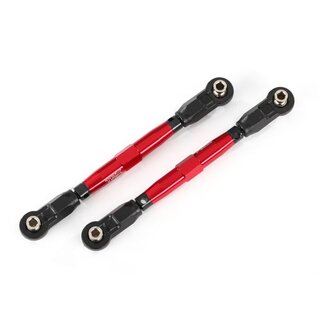 TRAXXAS Vorspurstangen 7075-T6 Aluminium rot mit Kugelkopf