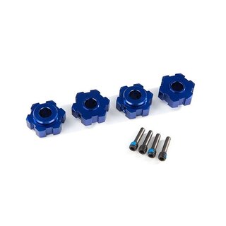 TRAXXAS Radmitnehmer Aluminium blau (4)
