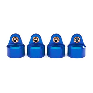 TRAXXAS GT-Maxx D�mpfer-Kappen Aluminium blau (4)