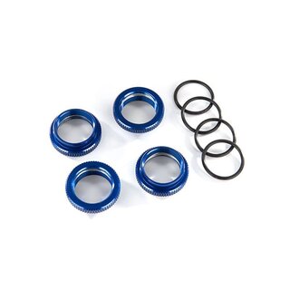 TRAXXAS GT-Maxx D�mpfer-Einstellmutter Alu blau (4)