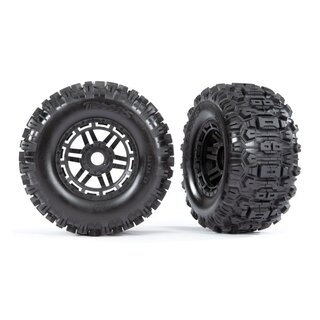 TRAXXAS Sledgehammer Reifen auf 2.8 Dual-Profil Felge...