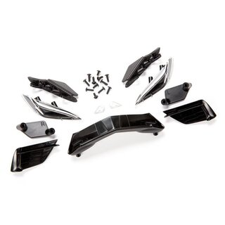 TRAXXAS K�hlergrill und Scheinwerfer mit Linsen f�r TRX9311 Karo