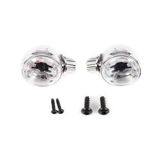 TRAXXAS Frontlichtgeh�use links und rechts chrom mit Linsen