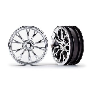 TRAXXAS Weld Racing Felgen chrom vorne (2)