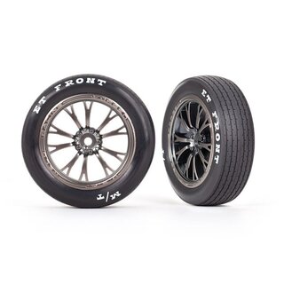 TRAXXAS Mickey Thompson ET auf Felge satin schwarz-chrom vorne (2)