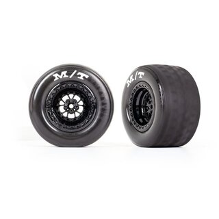 TRAXXAS Mickey Thompson ET Slick auf Felge schwarz glznd. hinten (2)
