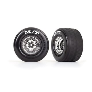 TRAXXAS Mickey Thompson ET Slick auf Felge chrom hinten (2)