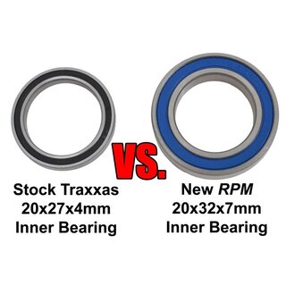 TRAXXAS XMAXX RADTR�GER HINTEN OVERSIZED SCHWARZ , INKL. 2 LAGER, RPM81732