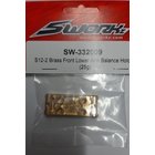 SWORKz Querlenkerhalter vorne unten Messing 25g