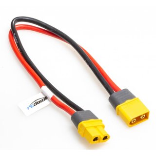 Verl�ngerungskabel XT60 Buche zu XT60 Stecker 20cm 14AWG.