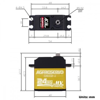 AGF-RC B53DHS Servo